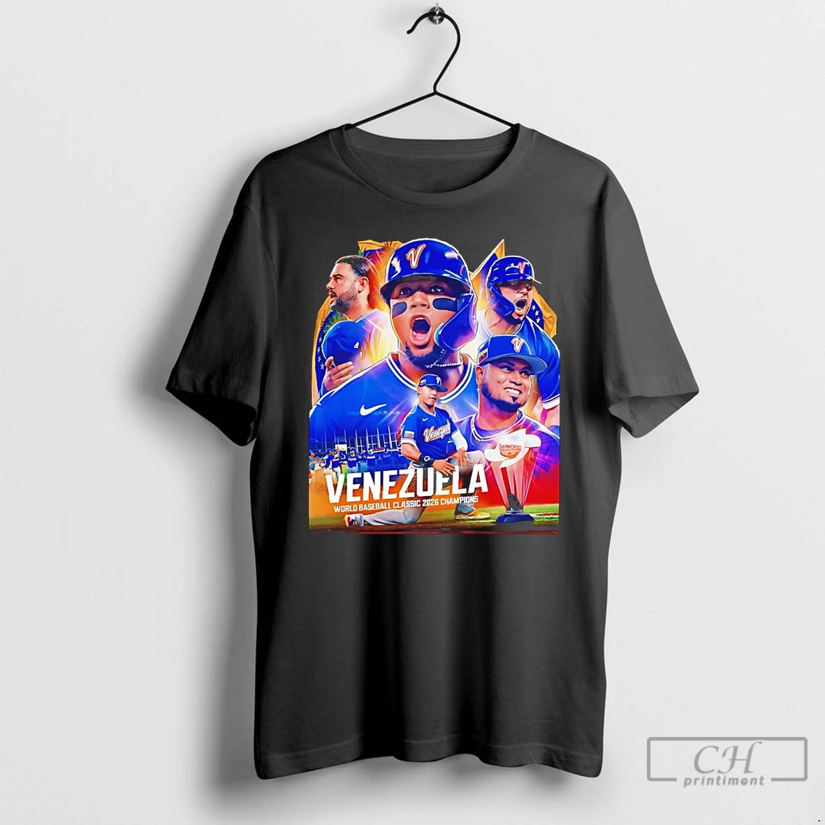 Classic Venezuela Team 2026 World Baseball Classic Champions Graphic