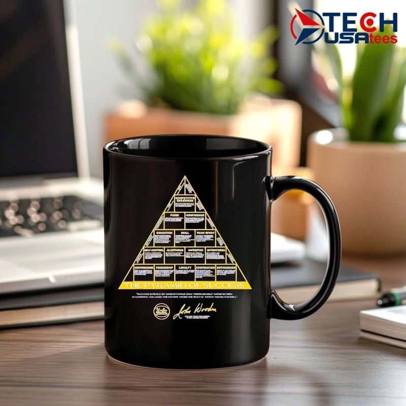 UCLA Bruins John Wooden Pyramid of Success shirt