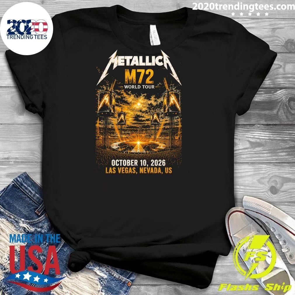 Metallica M72 World Tour Las Vegas, Nevada, U.S. October 10, 2026 Shirt