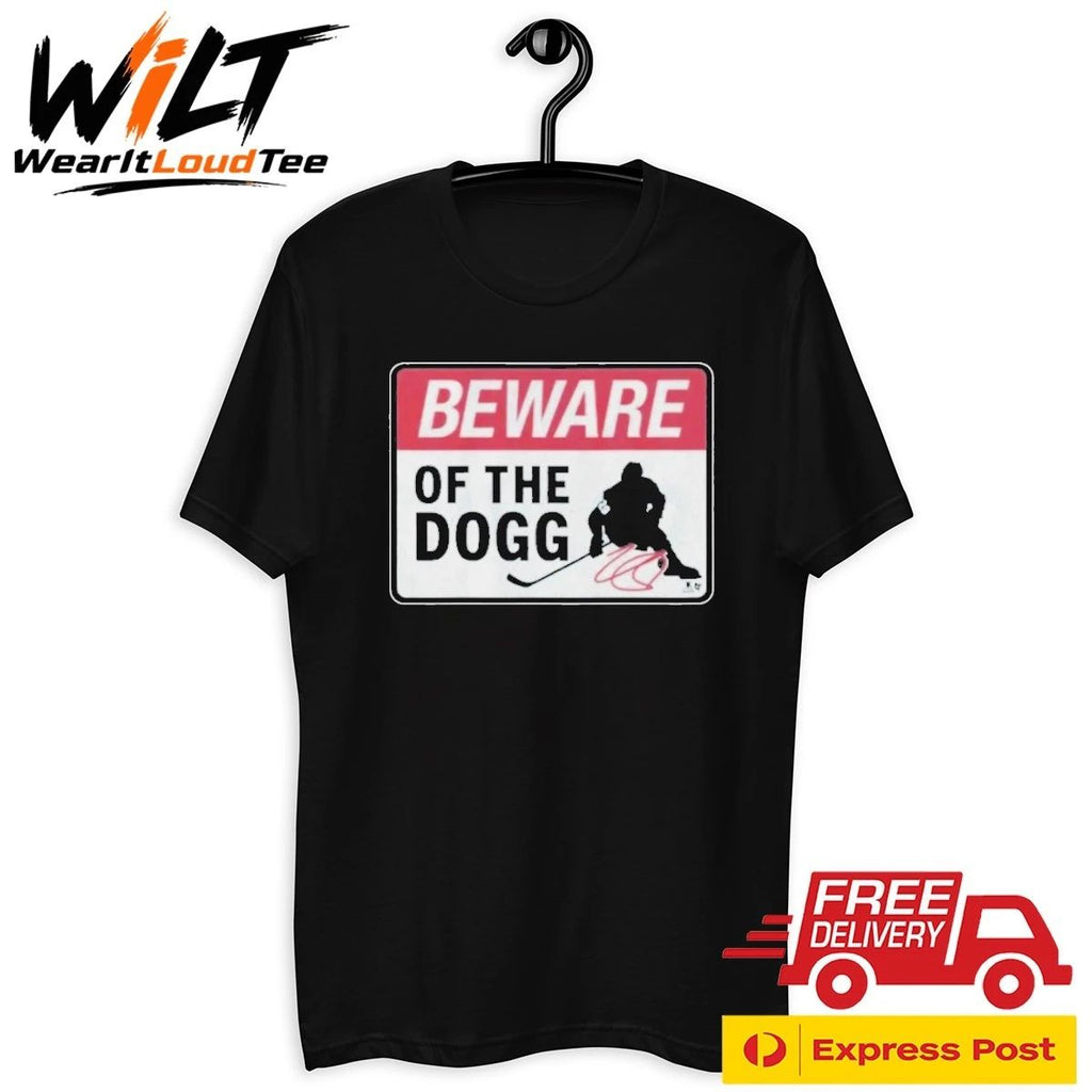 Nathan Mackinnon Beware Of The Dogg Sign Shirt