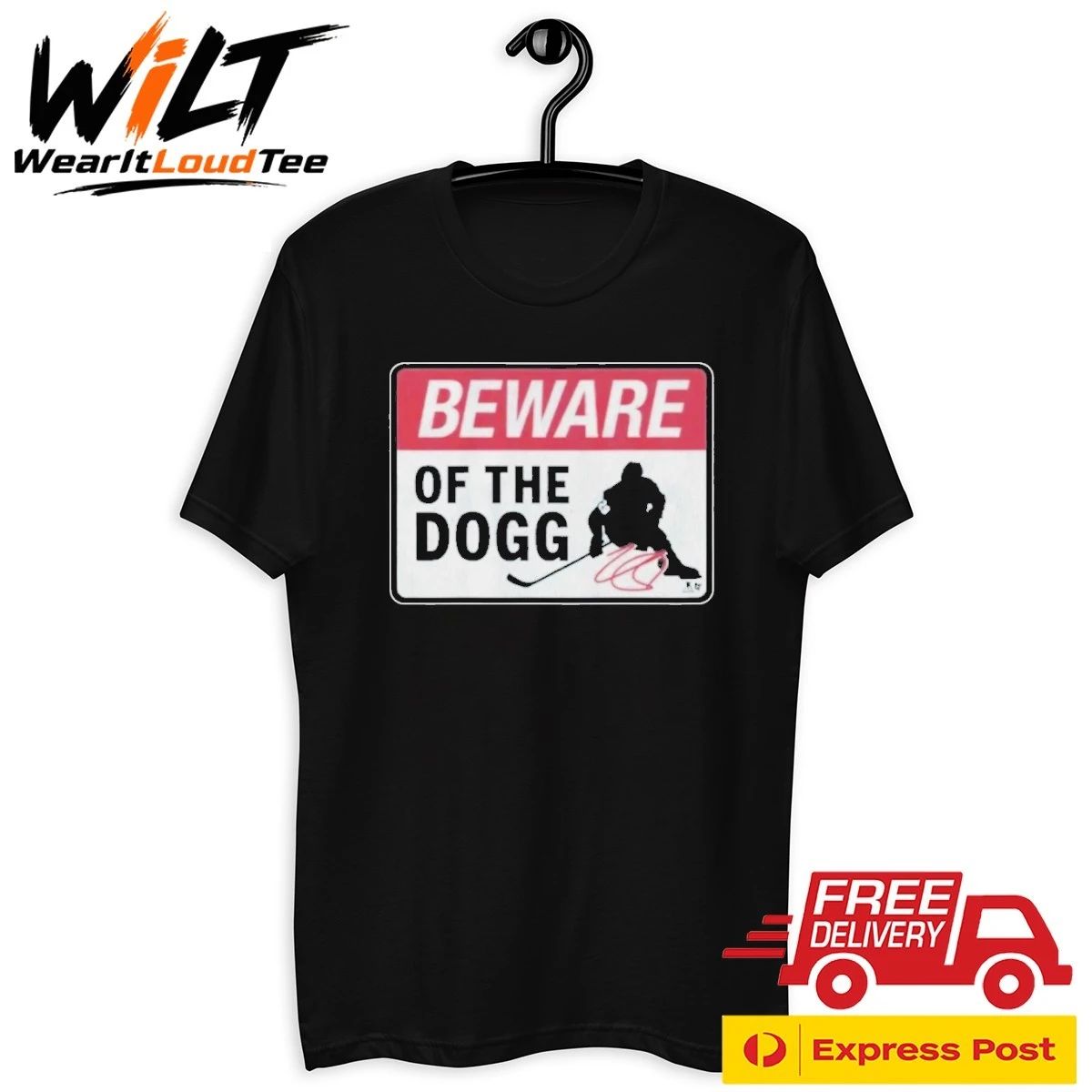Nathan Mackinnon Beware Of The Dogg Sign Shirt