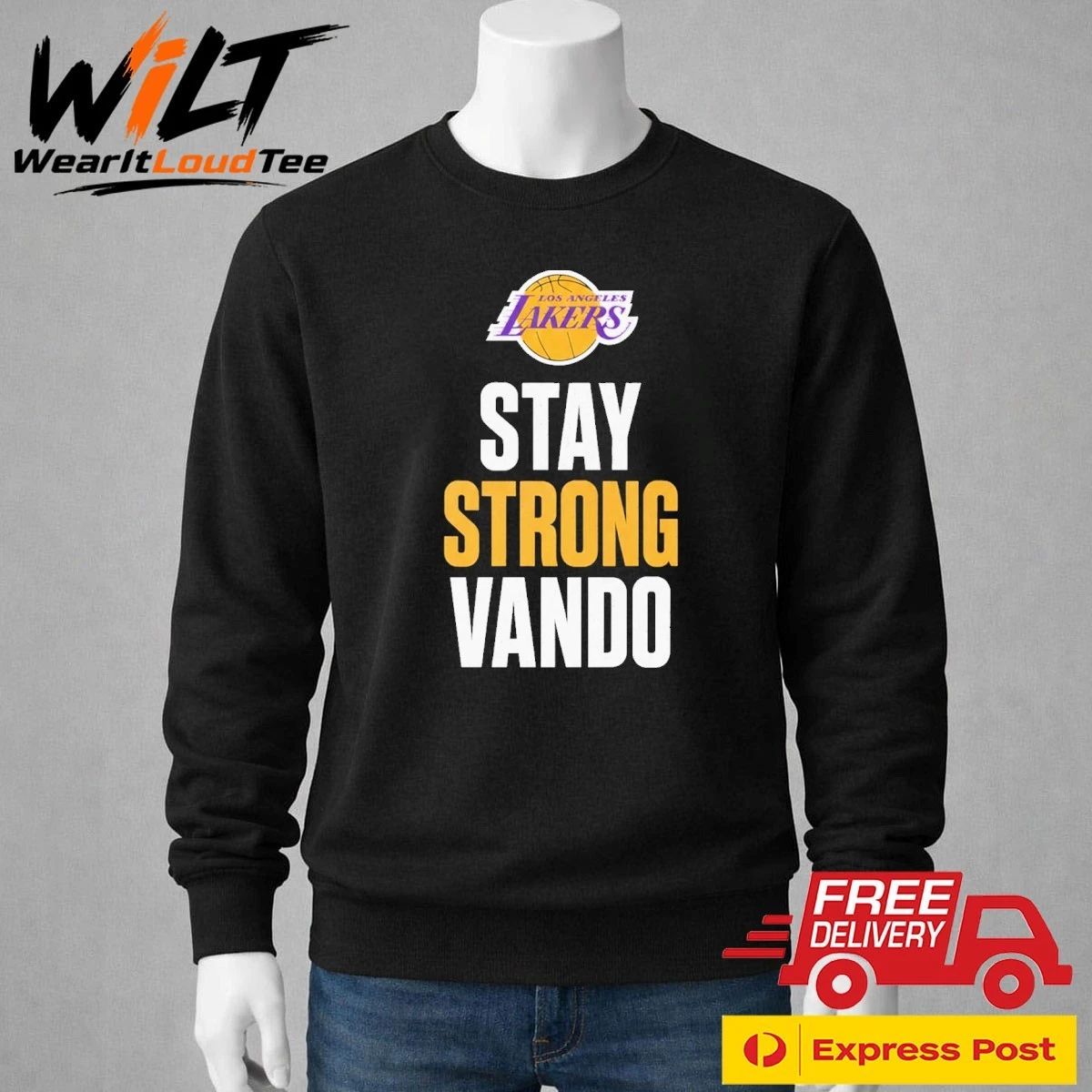 Stay Strong Vando Tee Jarred Vanderbilt Los Angeles Lakers Extreme Hand Injury In Game 1 NBA Playoffs Shirt