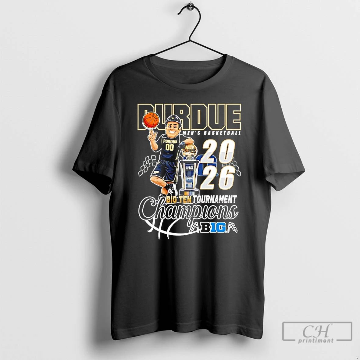 Classic Purdue Mens Basketball 2026 Big Ten Tournament Champions Mascot