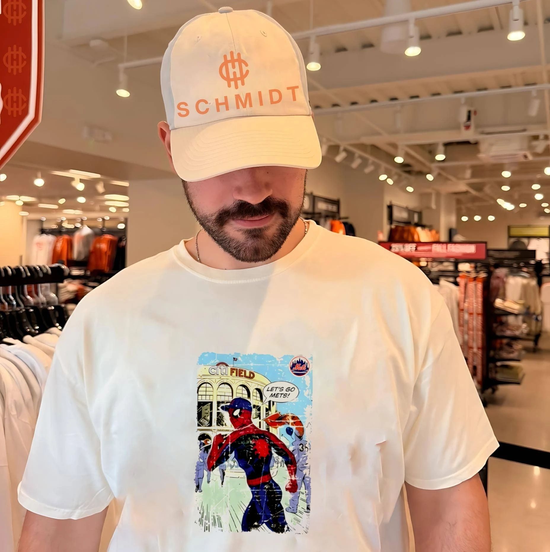 Spider-Man New York Mets Citi Field Distressed shirt