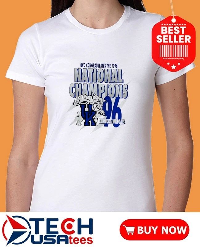 Kentucky Wildcats Ovo Congratulates The 1996 National Champions shirt