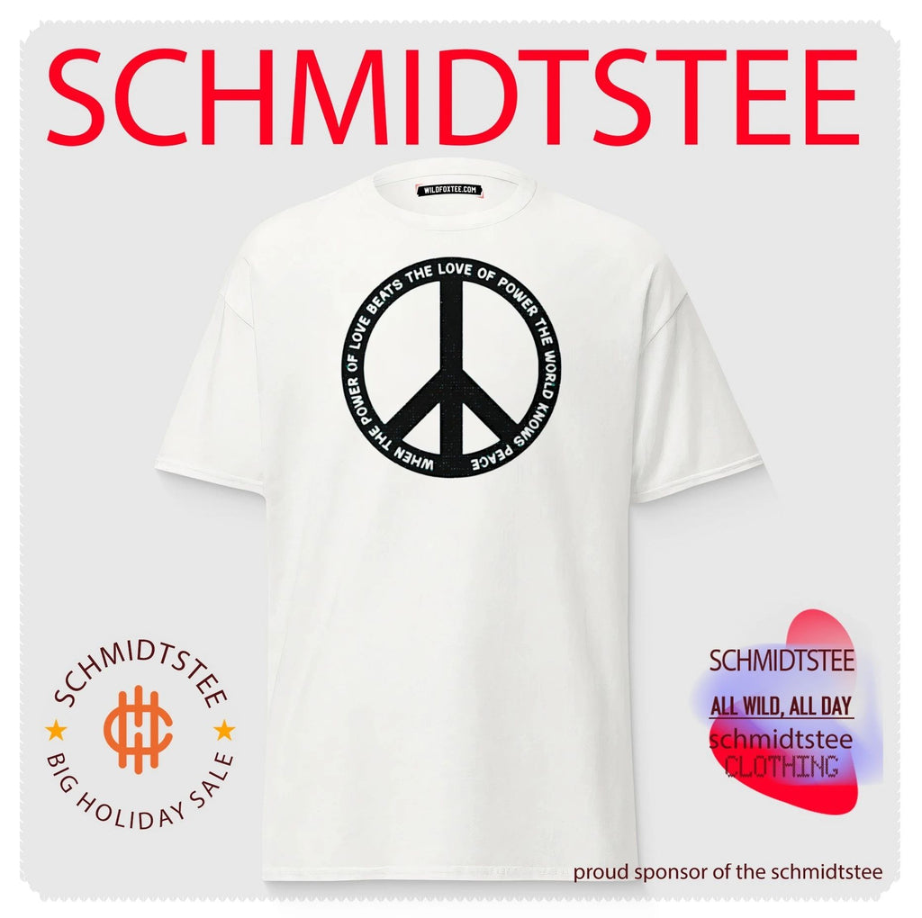 When the Power of Love Beats the Love of Power the World Knows Peace shirt