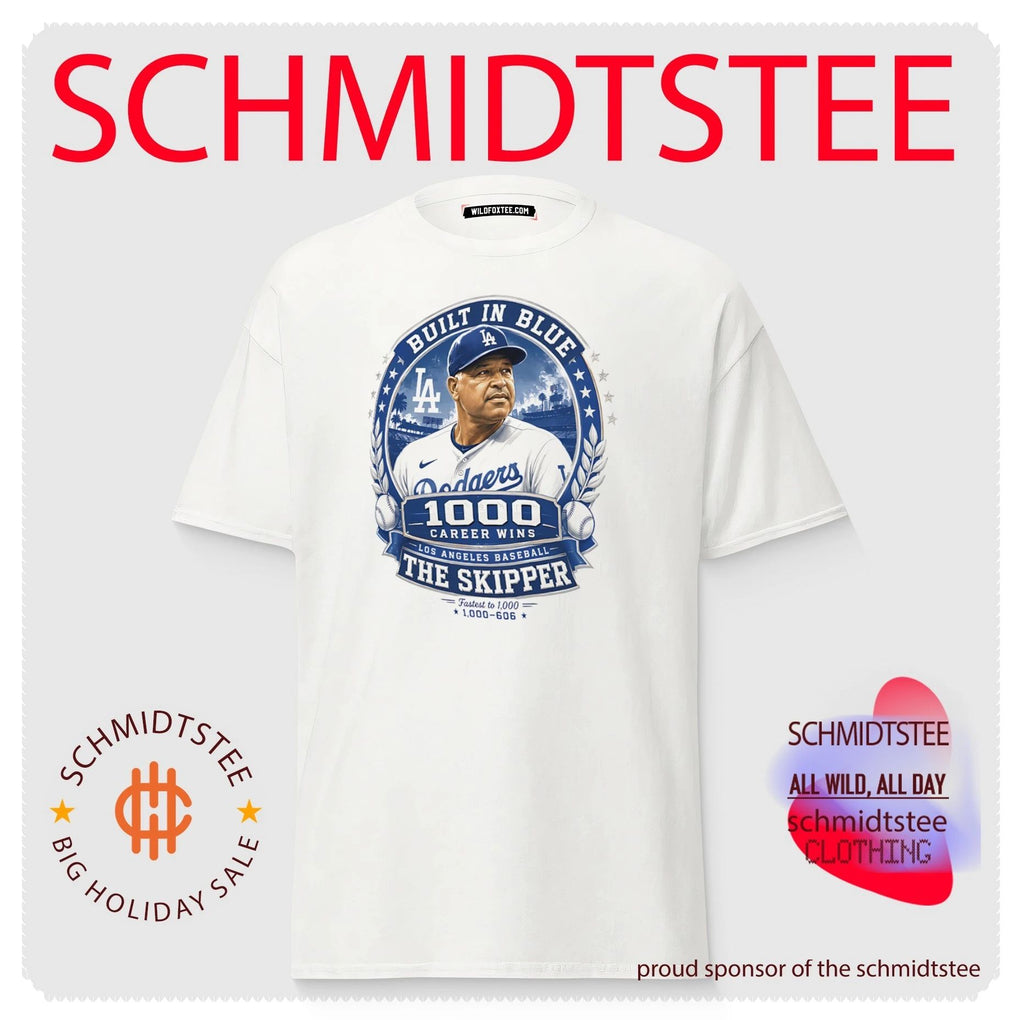 Dave Roberts Los Angeles Dodgers 1000 Career Wins The Skipper shirt
