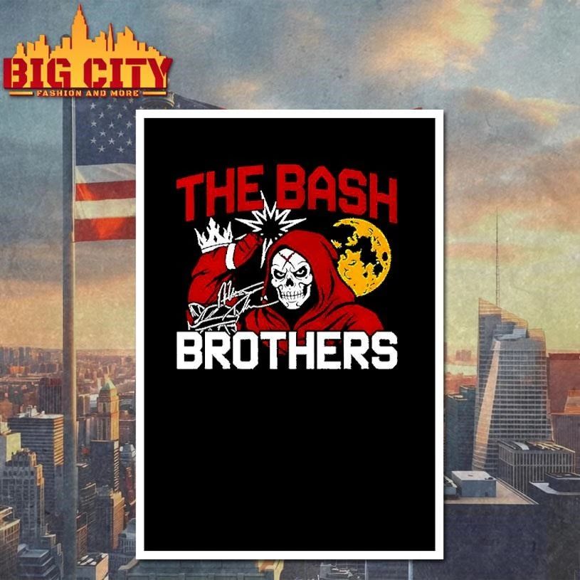 Skeleton Mexican Wrestling The Bash Brothers signature shirt