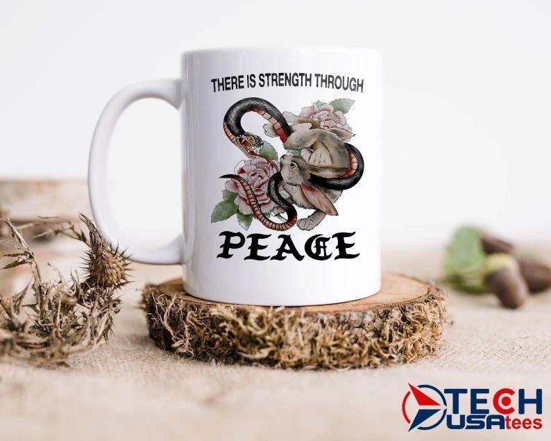 Snake and Rabbit there is strength through peace shirt