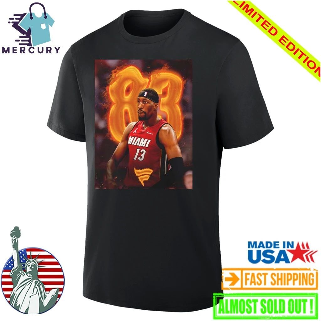 Bam Adebayo 83 Points 2nd Most Point In NBA Shirt
