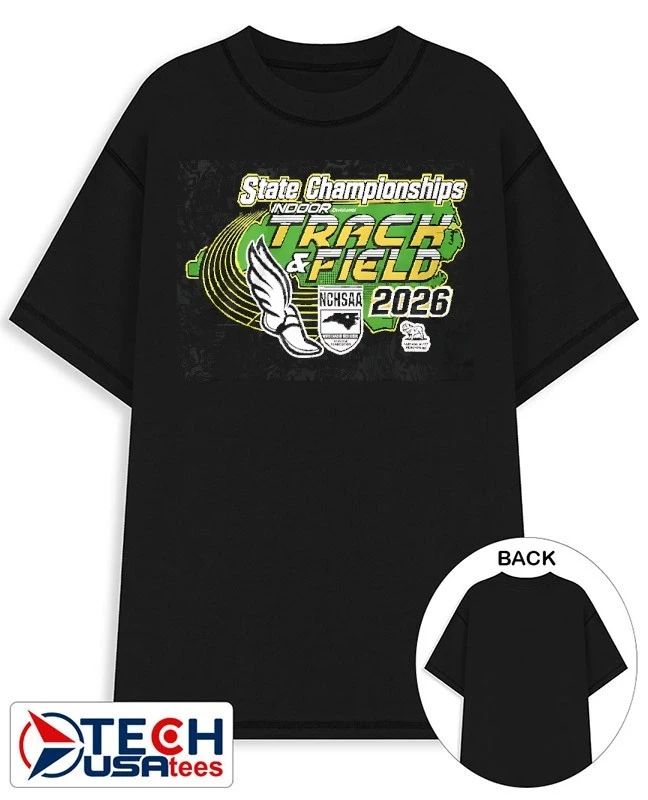Indoor Track and Field States NCHSAA 2026 State Championships shirt