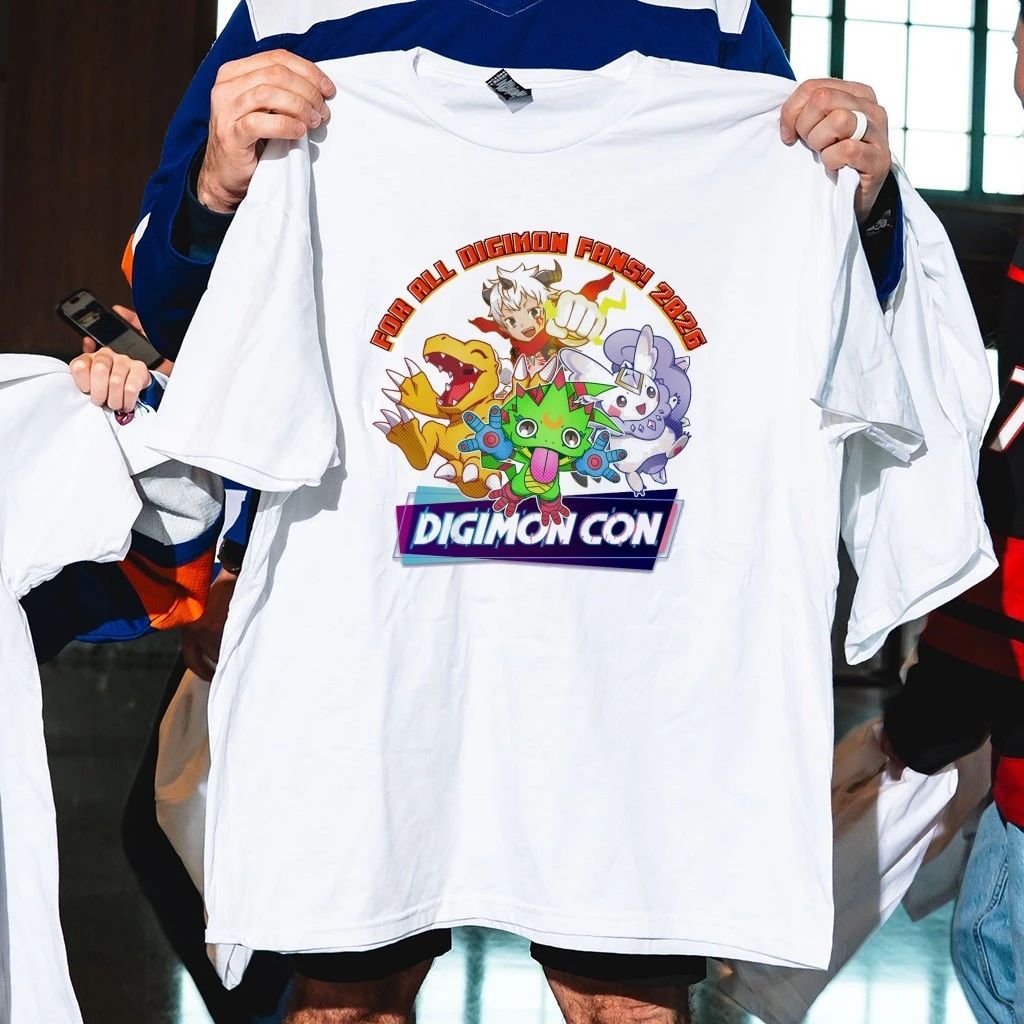 For All Digimon Fans 2026 Digimon Con Shirt