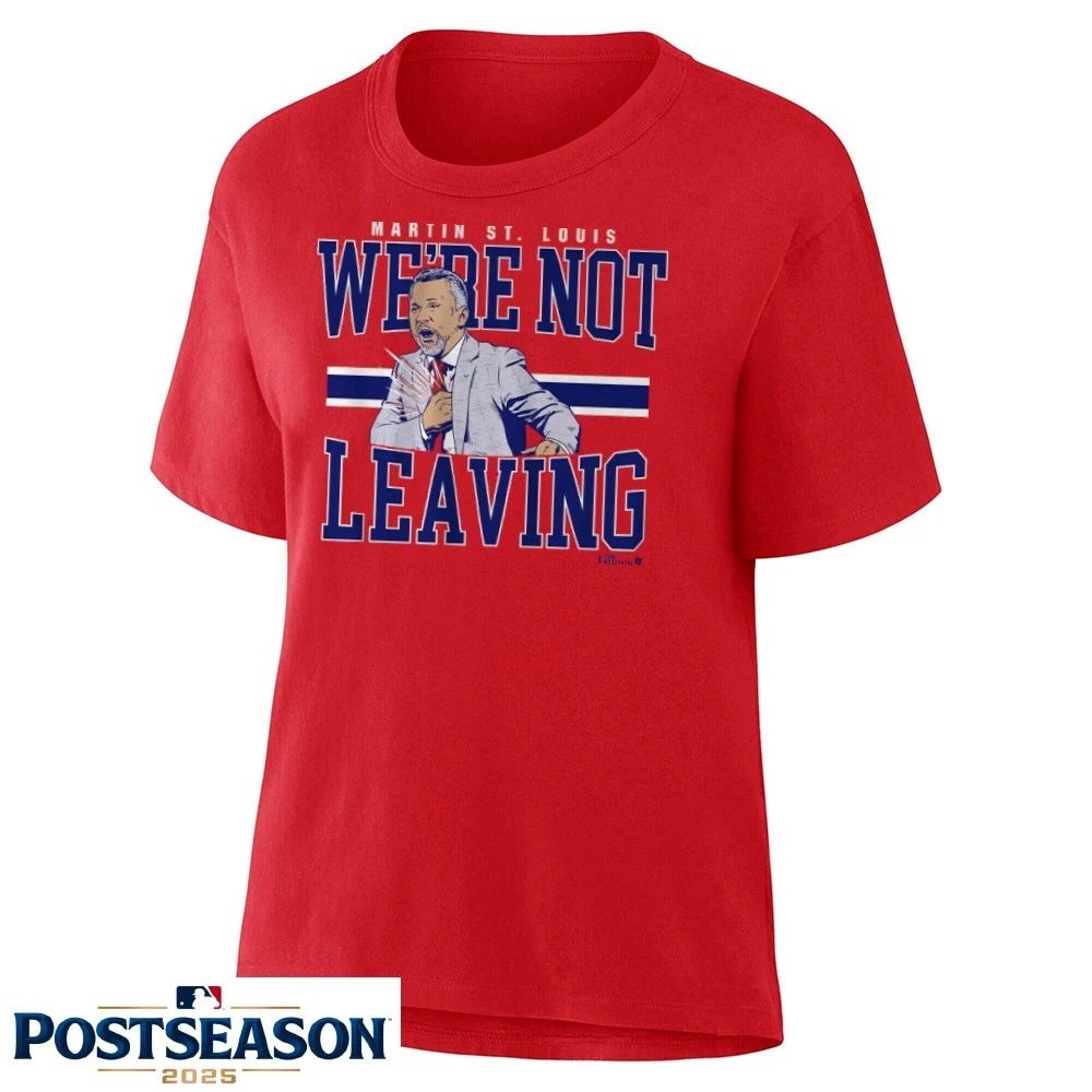 Martin St. Louis We’re Not Leaving Shirt