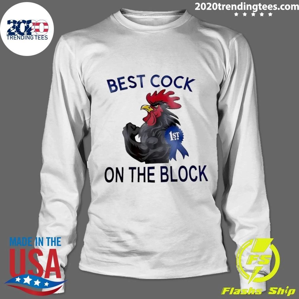 on the Block Muscular Rooster Award shirt