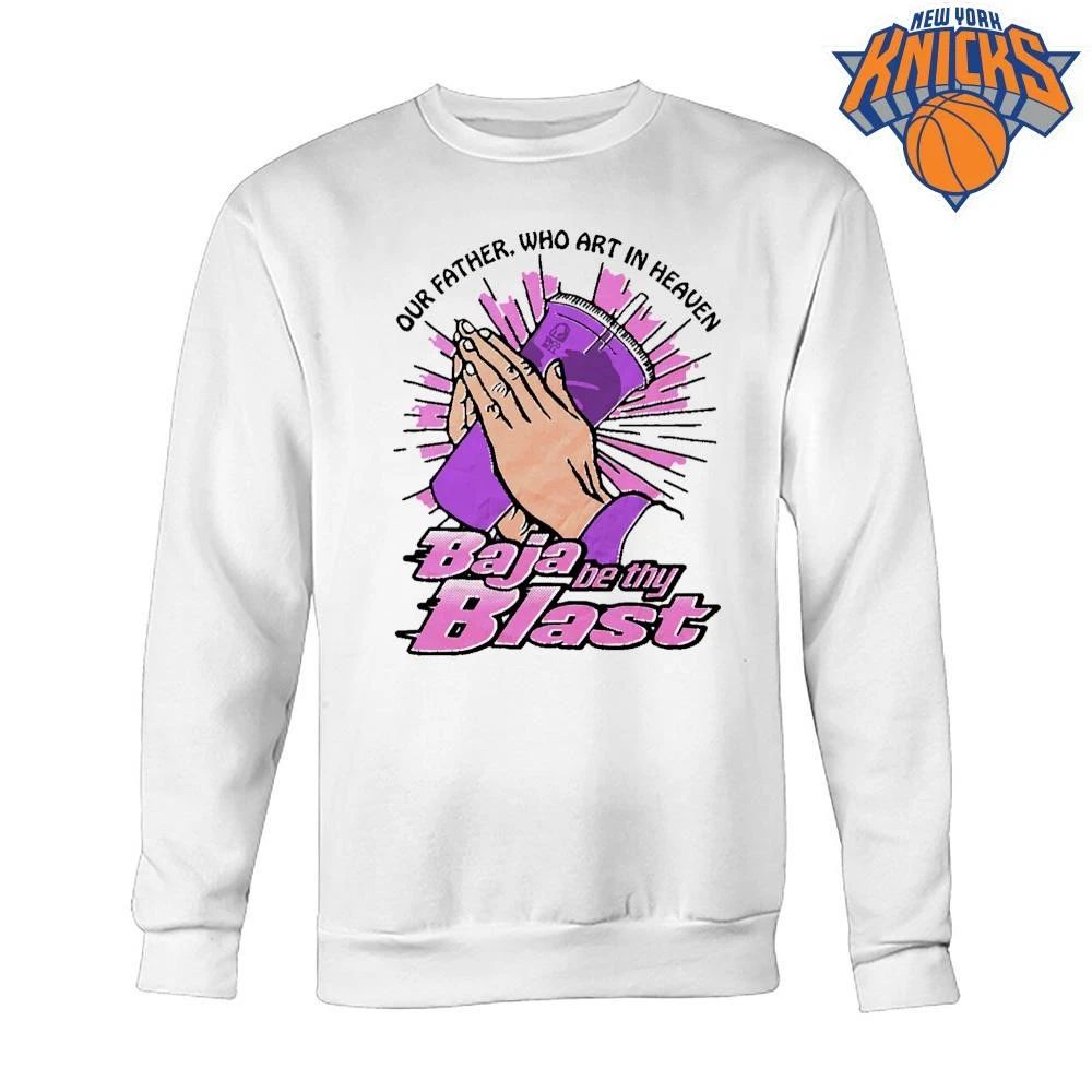 Taco Bell Baja Blast Our Father Who Art In Heaven Praying Hands shirt