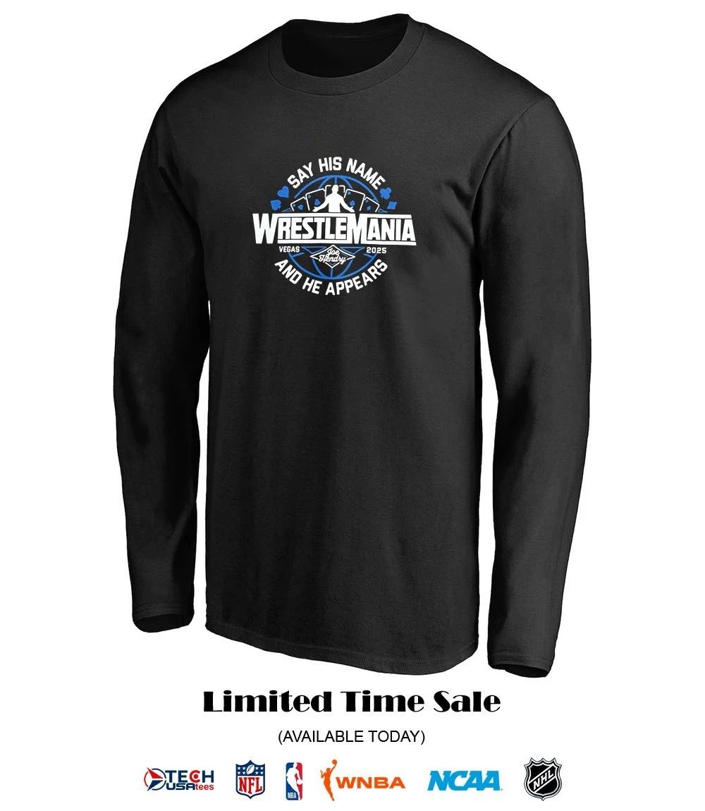 Joe Hendry Wrestlemania 41 say his name and he appears shirt