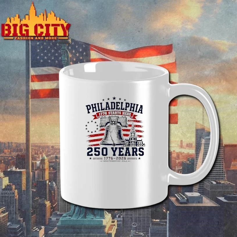 Philadelphia 250 Liberty Bell Starts Here Independence Hall 1776 2026 Shirt