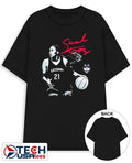 Sarah Strong #21 UConn Huskies Basketball signature graphic shirt