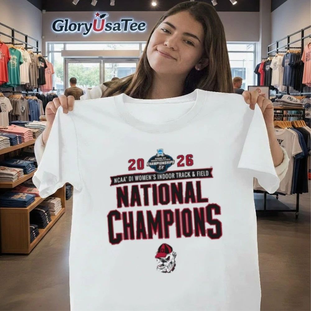Georgia Bulldogs 2026 NCAA Women’s Indoor Track & Field National Champions T-Shirt