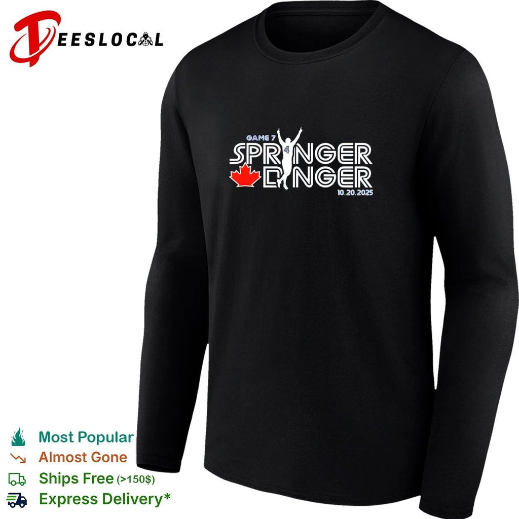 George Springer Game 7 Springer Dinger Toronto Blue Jays T-shirt