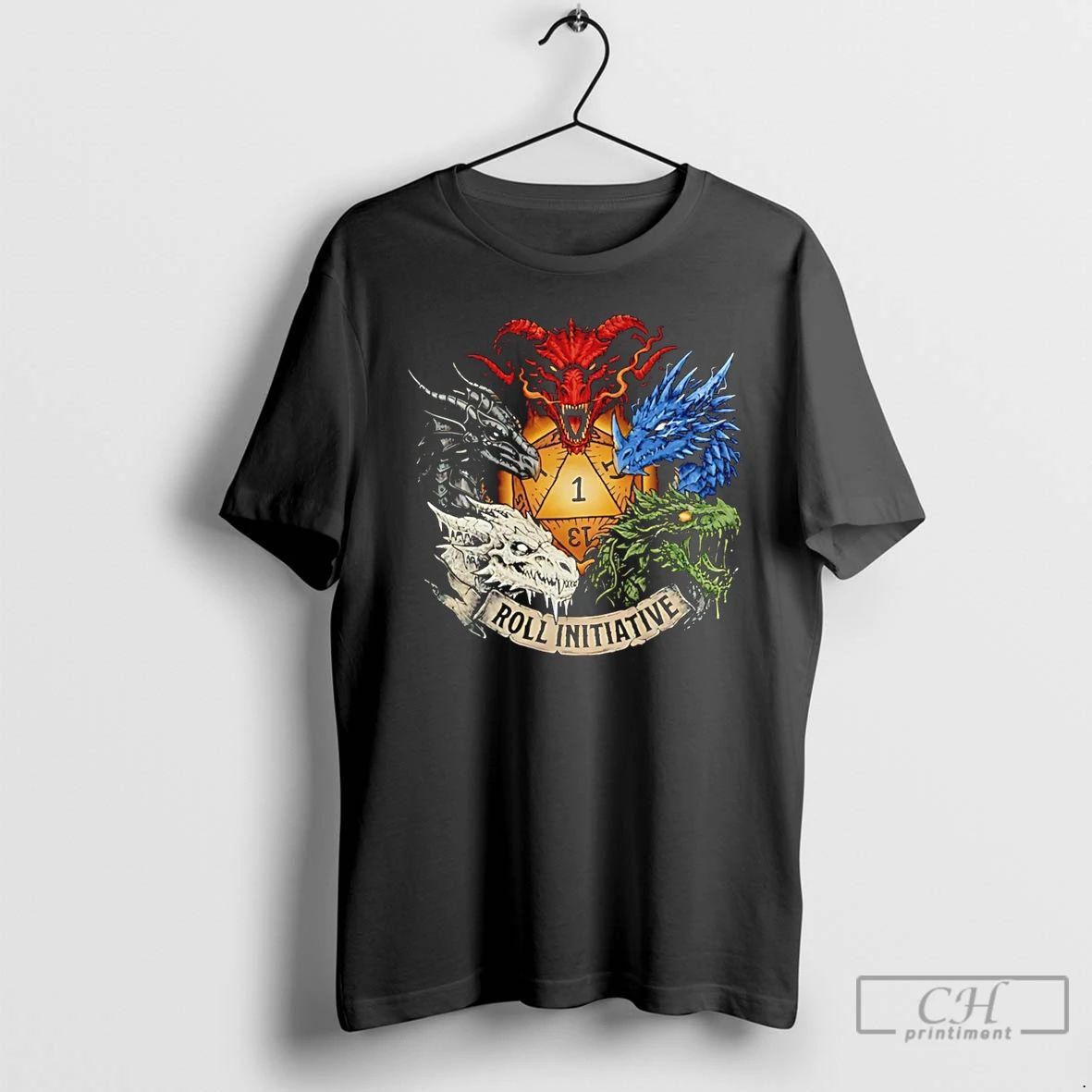 Classic Roll Initiative Chromatic Dragons D20