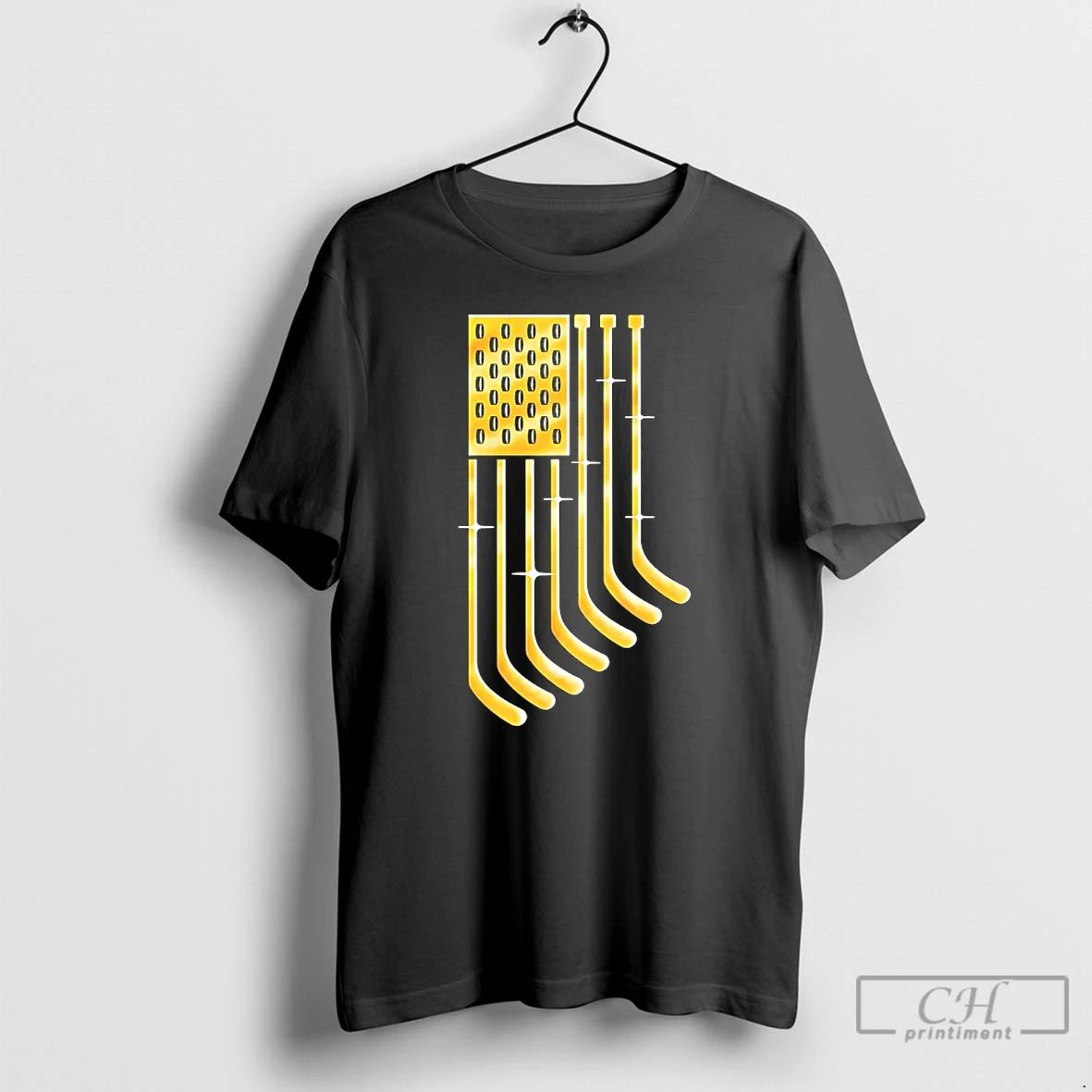 Classic Usa Hockey American Gold Flag