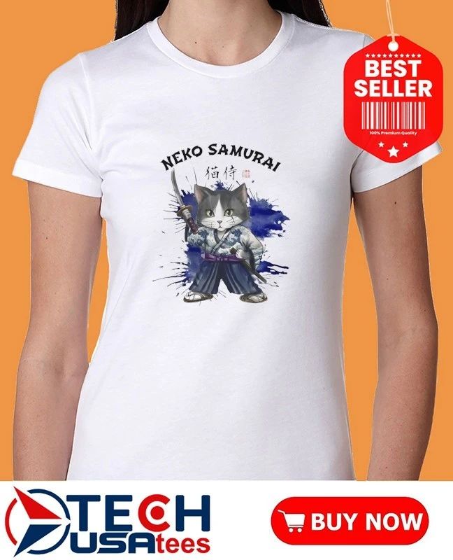 Neko Samurai Cat shirt