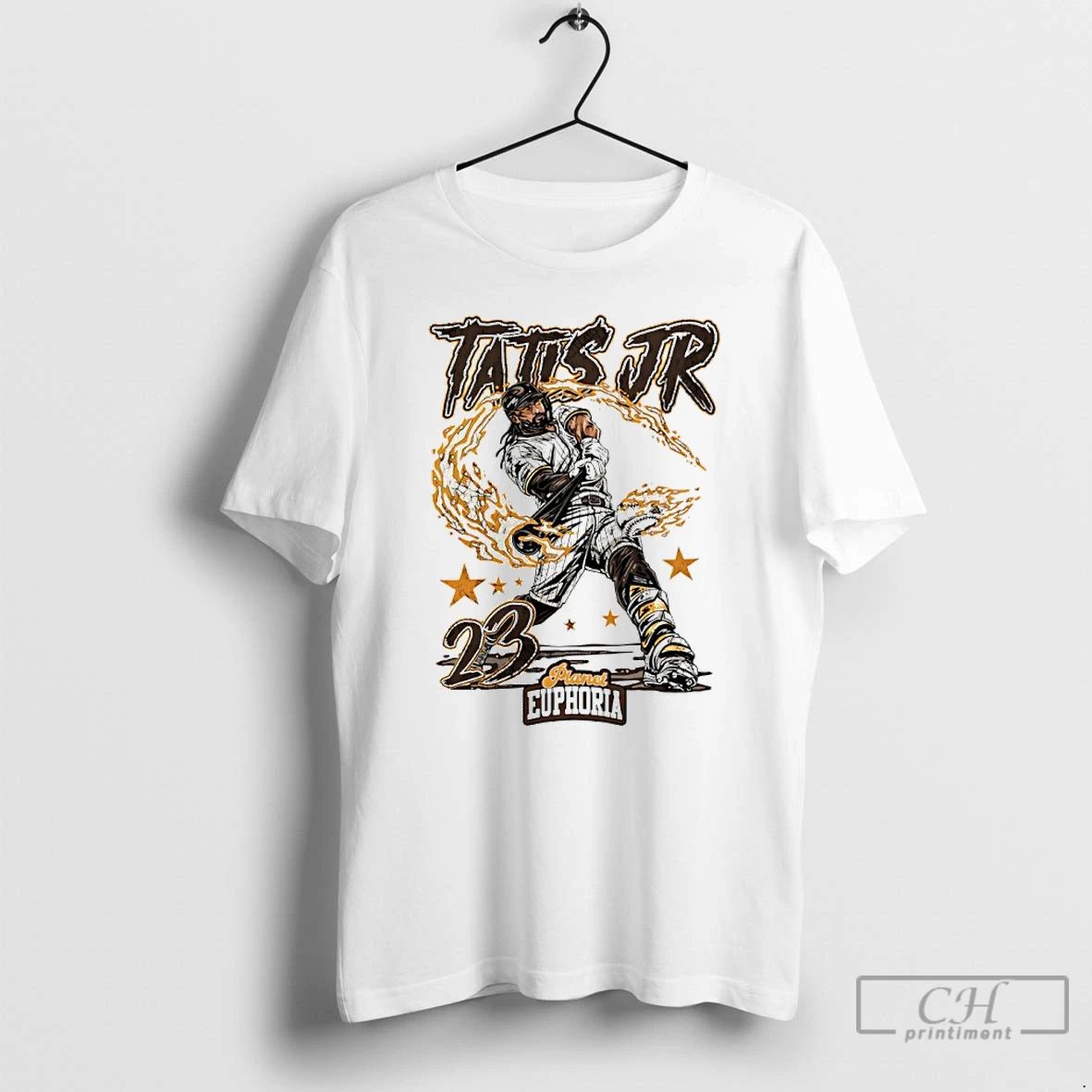 Classic Mkm8laox Fernando Tatis Jr 23 San Diego Padres Fire Slugger Swing T Shirts Sweater
