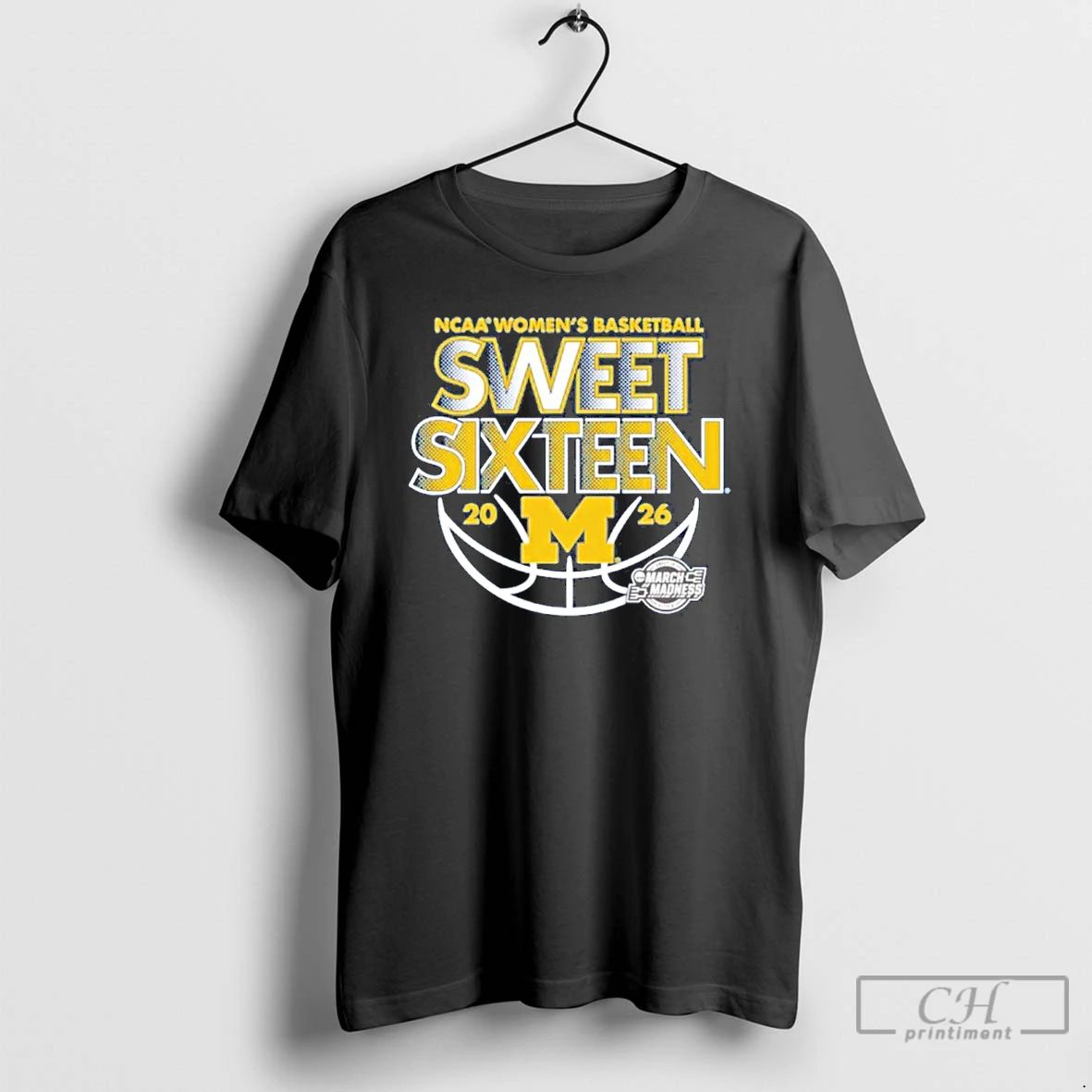 Classic Michigan Womens Basketball 2026 Ncaa March Madness Sweet Sixteen