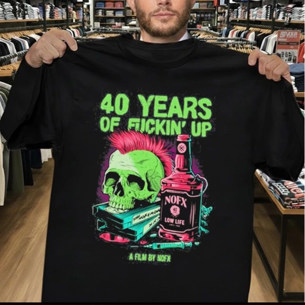 NOFX Band Bottle Skull Shirt