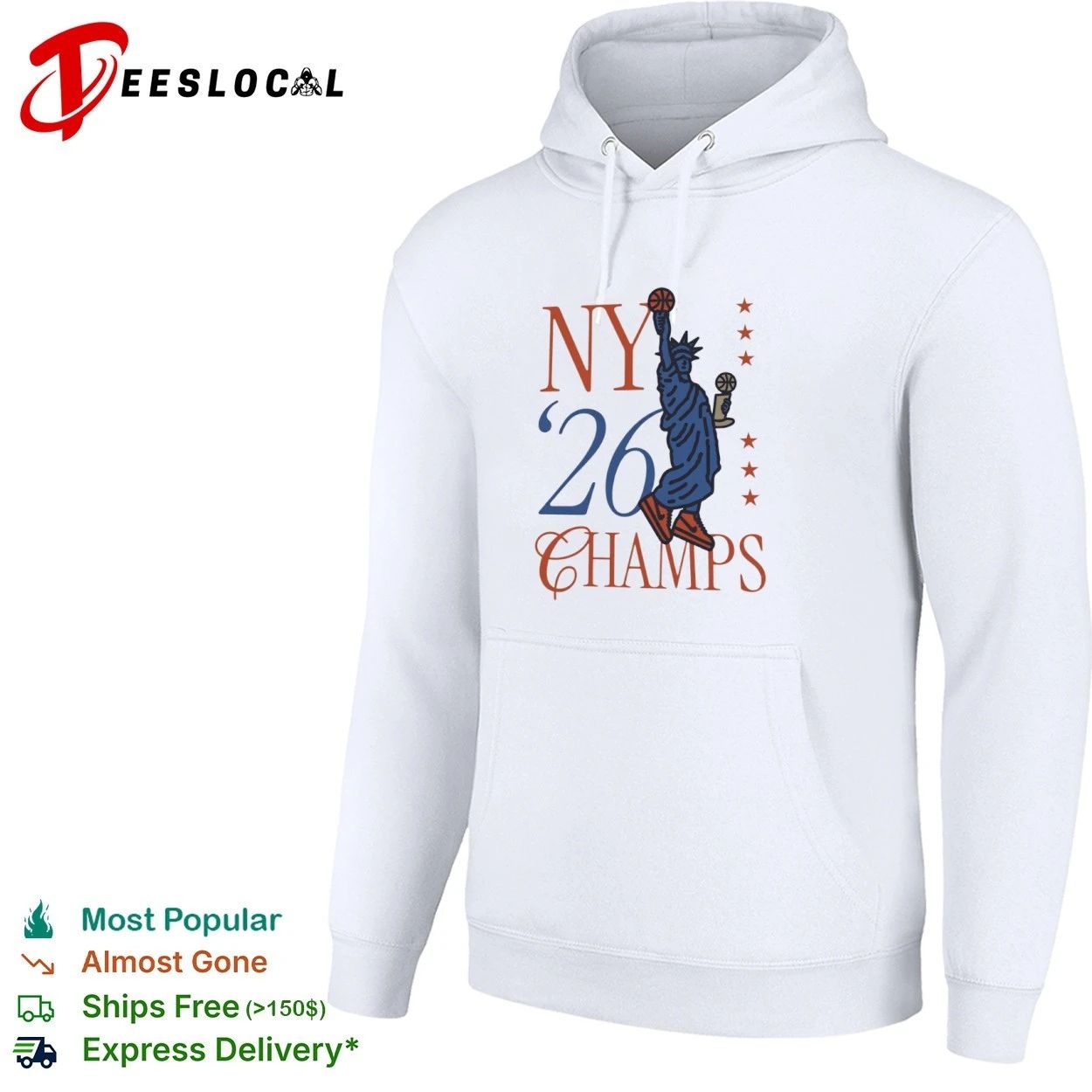 NY 26 Champs New York City Basketball Liberty Baller T-shirt
