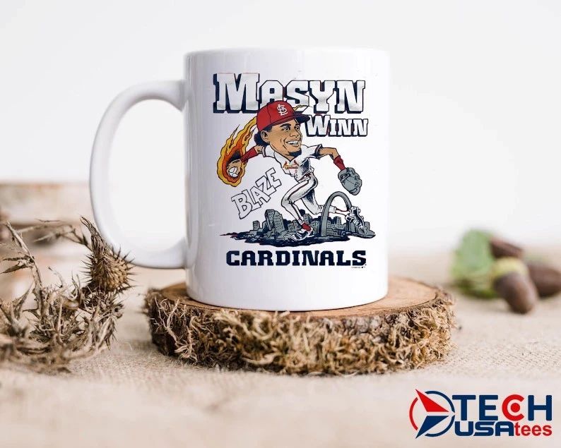St. Louis Cardinals Masyn Winn Blaze caricature shirt