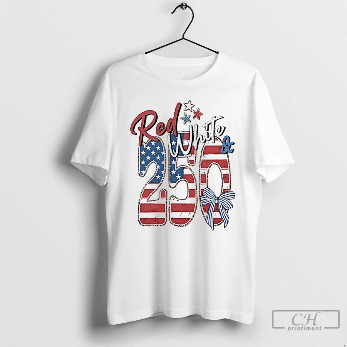 Premium 250th Anniversary Red White And Blue