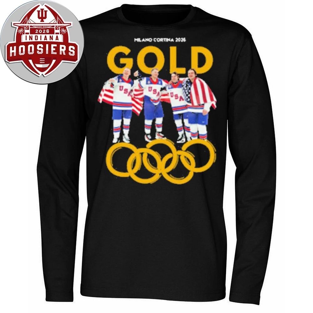 USA Men’s Hockey Gold Medal Milano Cortina 2026 T-Shirt
