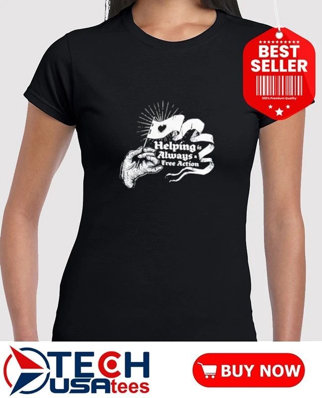 McElroy helping is always a free action shirt