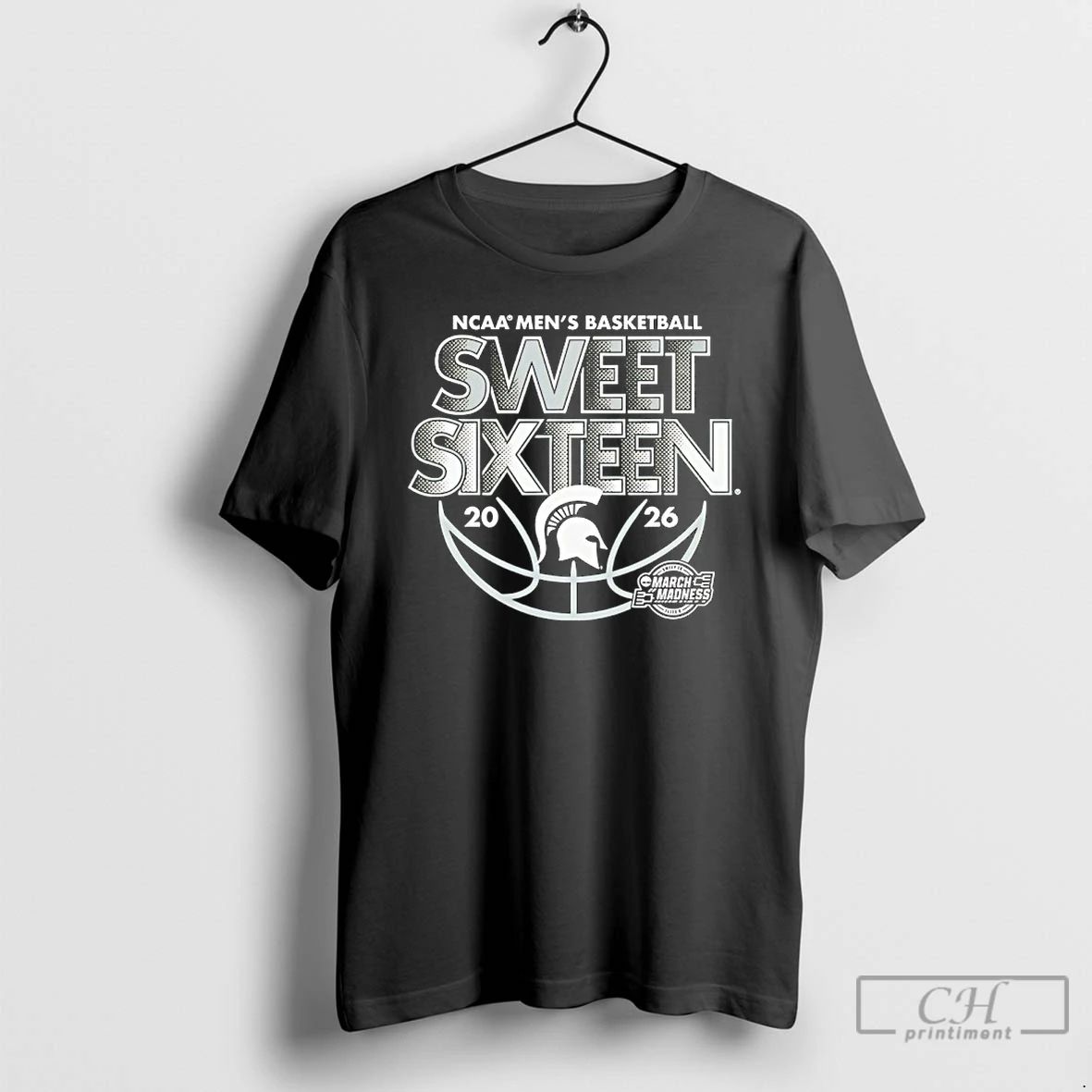 Classic Michigan State Mens Basketball 2026 Ncaa March Madness Sweet Sixteen