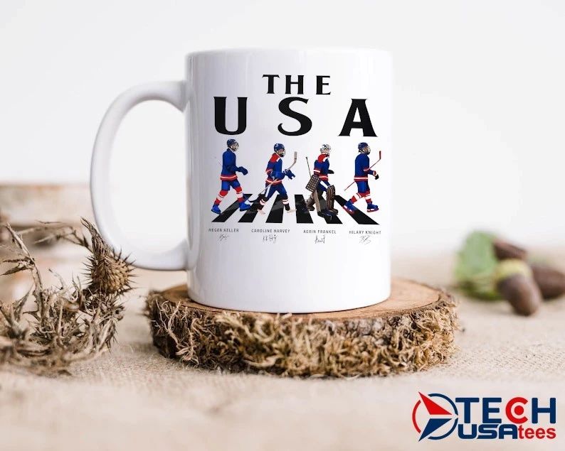 The USA Team Women’s Ice Hockey Abbey Road signatures shirt