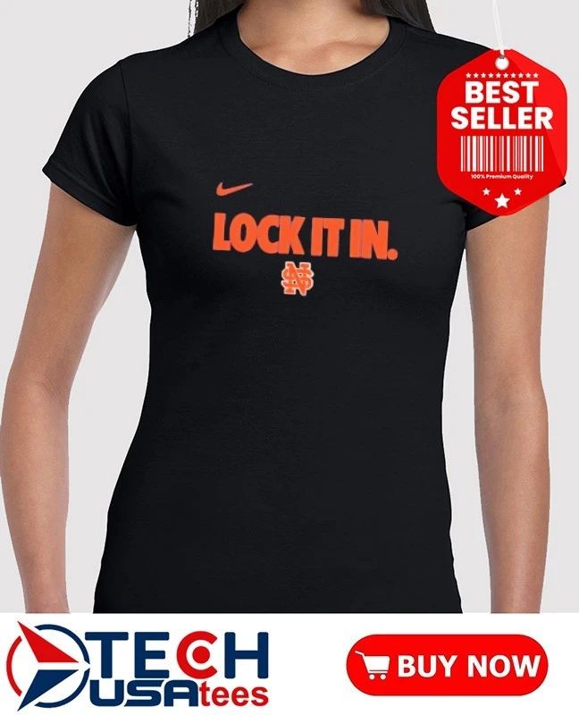 Lock It In North Springs High School 2026 On-Court Bench shirt