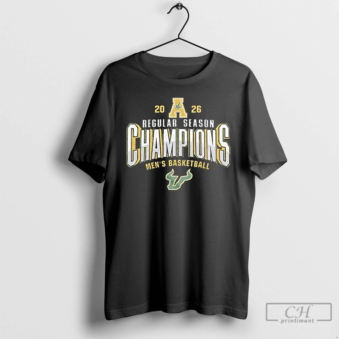 Classic Usf South Florida Bulls Mens Basketball 2025 2026 Acc Regular Season Champions T Shirts