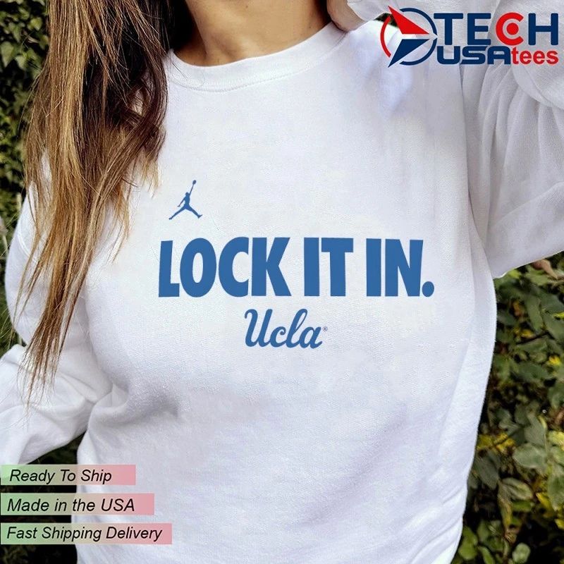 Lock it in UCLA Bruins 2026 On-Court Bench shirt