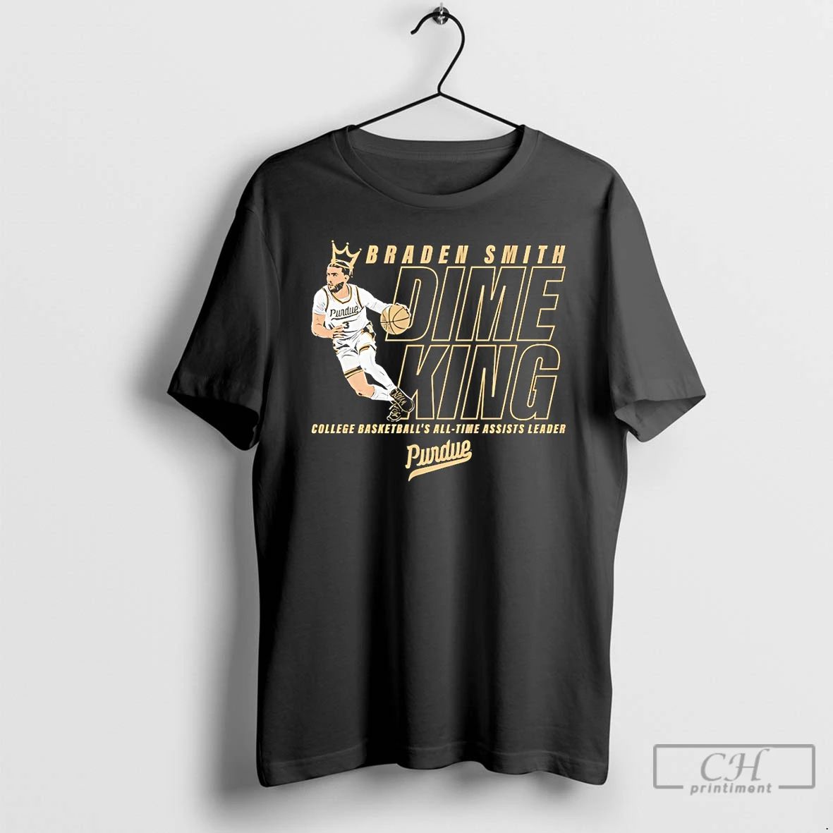 Classic Braden Smith Dime King Purdue Boilermakers Basketball All Time Assists Leader T Shirts Sweater