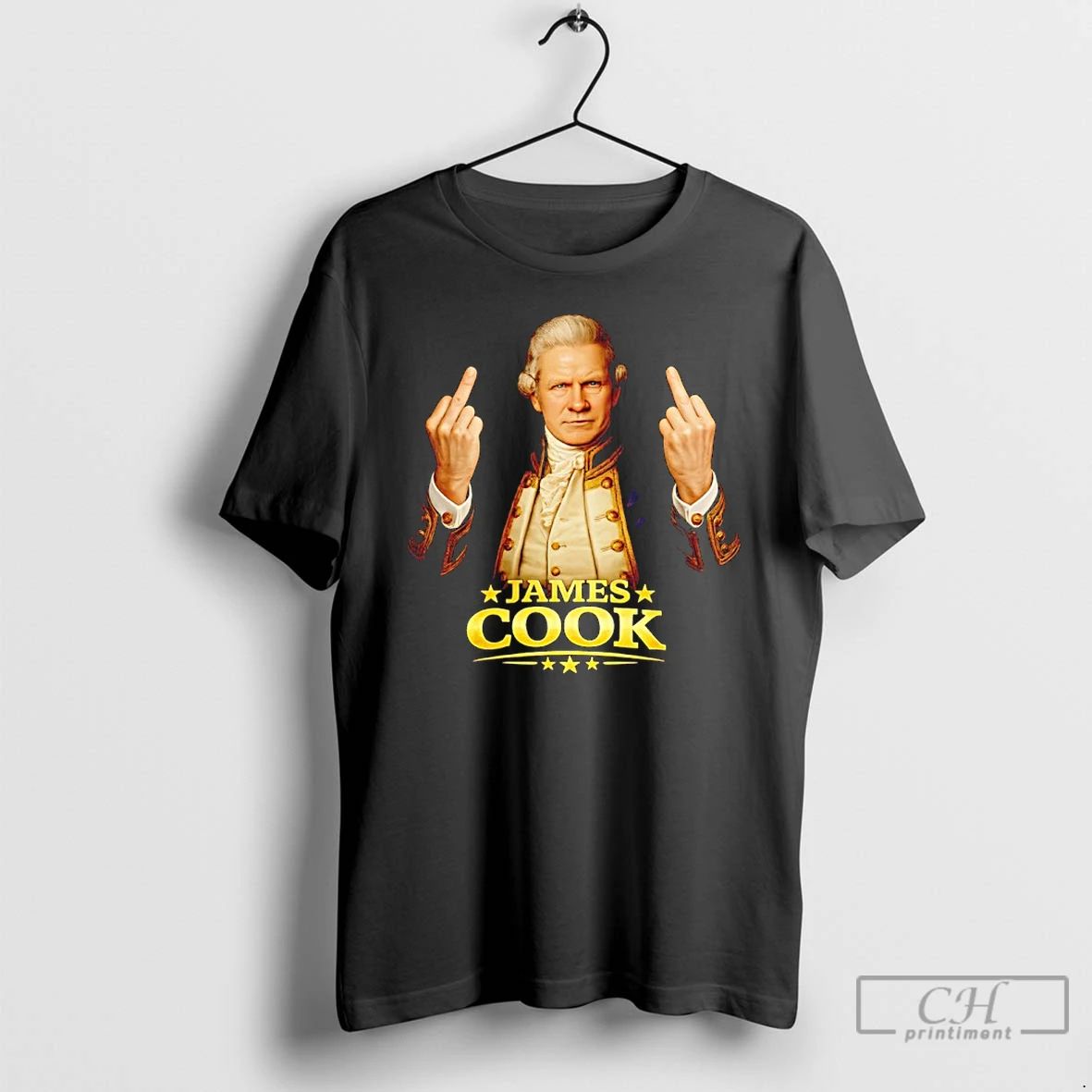 Classic James Cook Middle Finger Vintage
