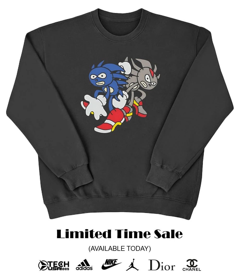 Sanic and Shedew Adventure parody shirt