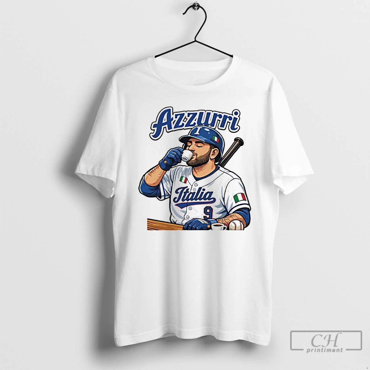 Classic Azzurri Vinnie Pasquantino Drinking Espresso Team Italy Wbc Baseball