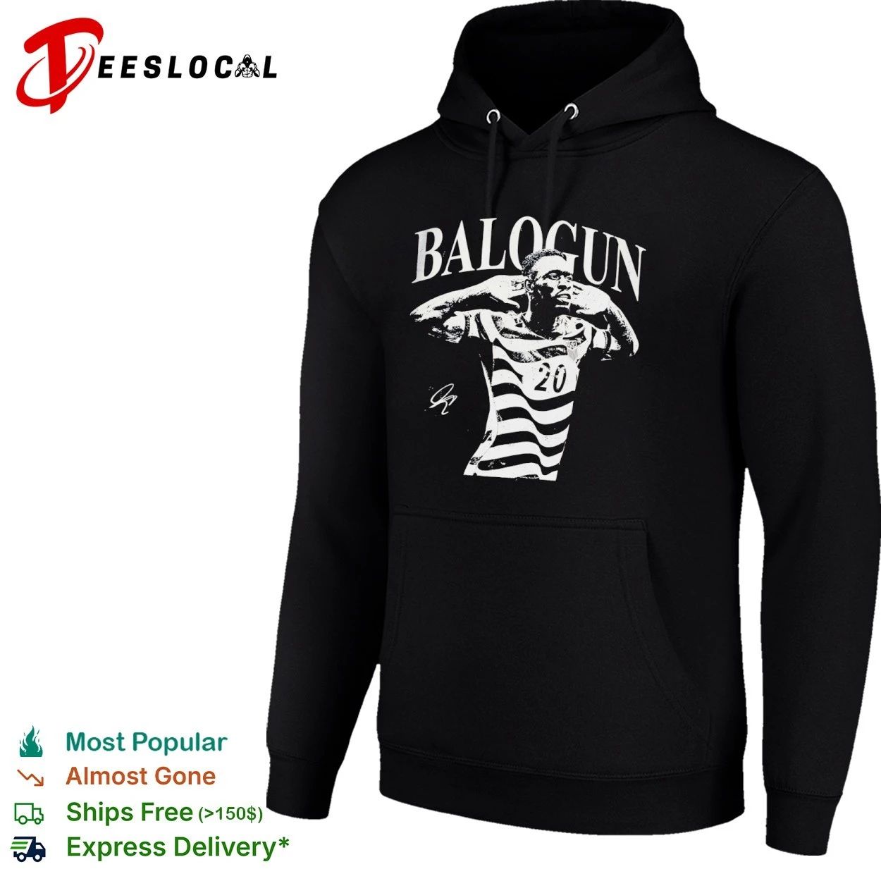 Balogun Folarin Balogun USMNT Number 20 Signature T-shirt