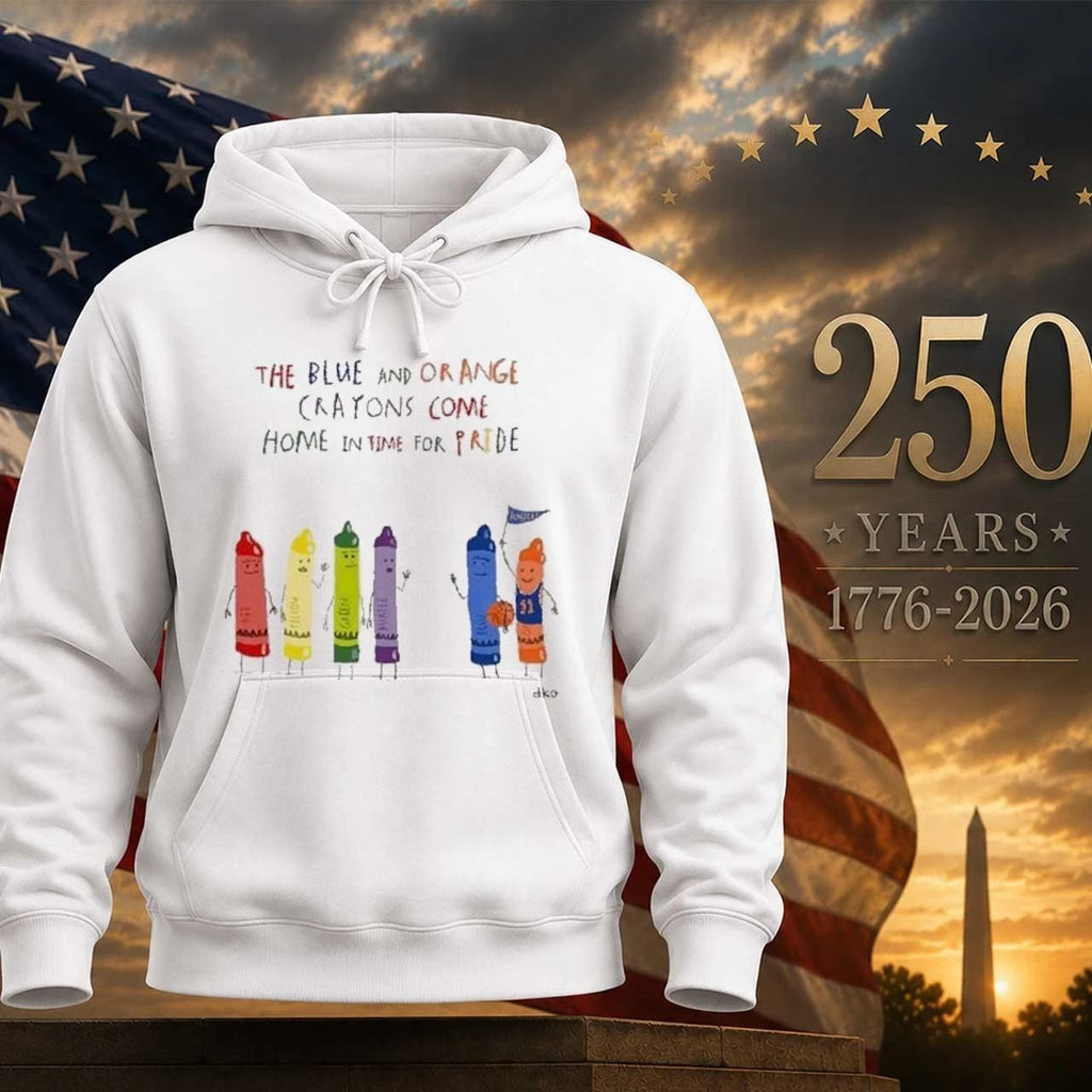 The Blue And Orange Crayons Come Home In Time For Pride Shirt