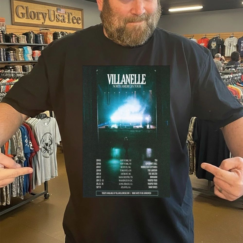 Villanelle North America Tour 2026 Poster Shirt