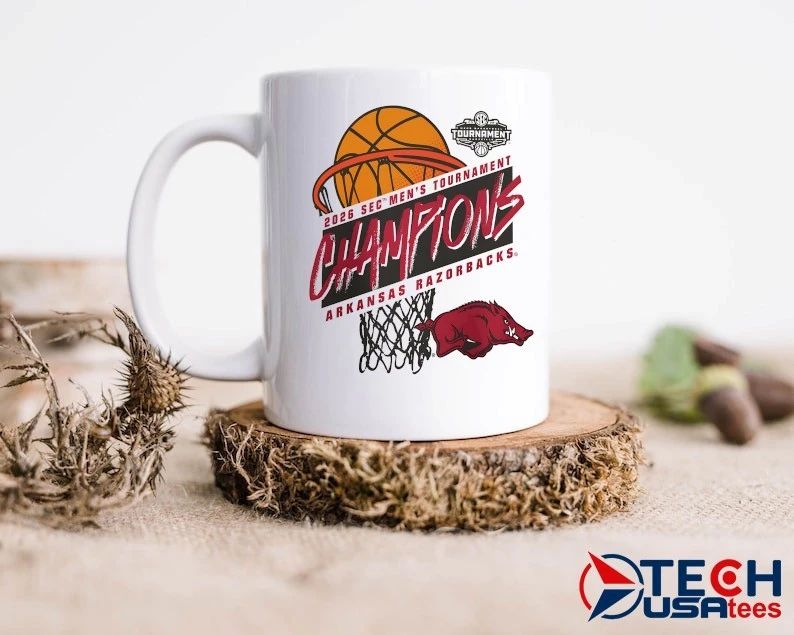 Arkansas Razorbacks 2026 SEC Men’s Basketball Tournament Champions shirt