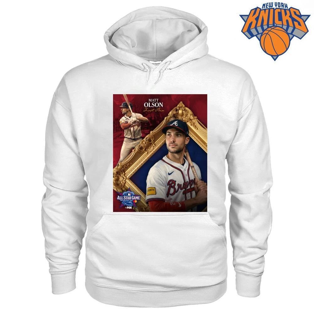 Matt Olson Atlanta Braves MLB All Star Game 2026 First Base Gold Frame Shirt