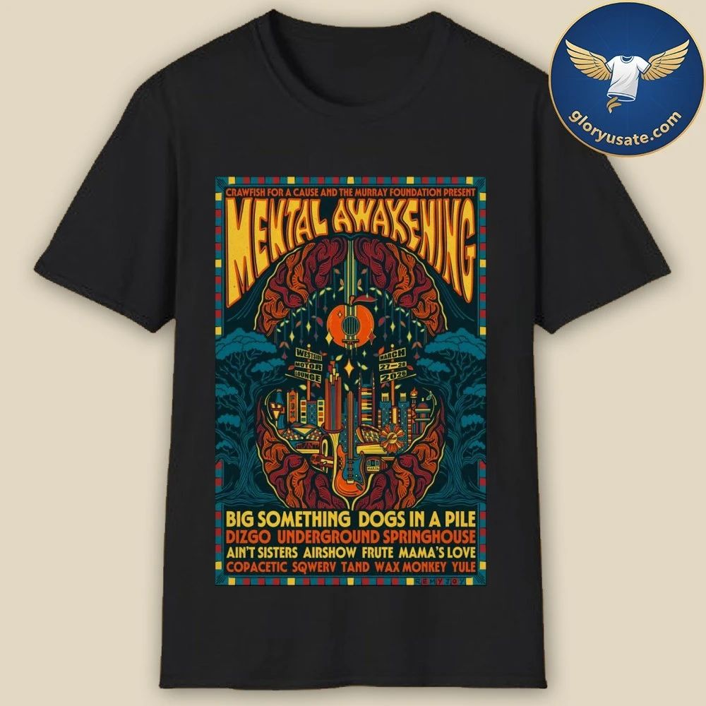 Mental Awakening Festival Atlanta GA March 27-28 2026 Event Poster Shirt